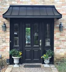 The Bronze Metal Juliet Door Awning In Franklin Tn House Awnings Door Awnings Colonial House Exteriors