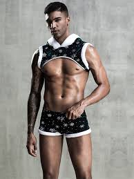 Normaler preis €44.90* bos lunchbox. Faschingskostum Manner Sexy Weihnachtskostum Crop Top Hosen Nachtclub Tragen Milanoo Com