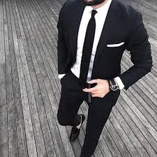 Suit and tie combinations for men. 50 Black Suit Styles For Men Classy Male Fashion Ideas