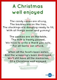 Attach this to a bag of red & green m&m's and print out the don't eat pete game board for a quick and easy gift for neighbors, teachers, bus drivers, and/or friends. Christmas Children S Poems