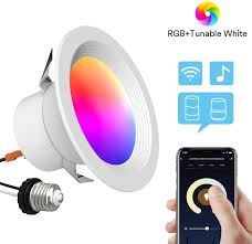 Check spelling or type a new query. Smart Recessed Lighting Lumary 4 Inch Wifi Led Downlight Color Changing Can Light Music Sync 9w 65w Equivalent 810l Recessed Lighting Downlights Light Music