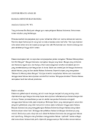 Teks pidato bahasa jiwa bangsa. Pidato Bahasa Menunjukkan Bangsa Lakaran