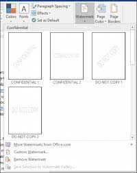 It's used to edit content controls. How To Add A Watermark To Documents In Microsoft Word 2016