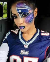 Good Face Painting Football Makeup