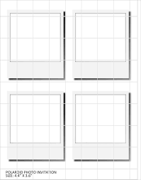 Illustration of gray frame, instant camera polaroid corporation frames, polaroid, template, white png. Free 4 Amazing Polaroid Templates In Psd