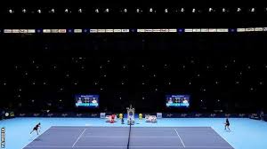 Rafael nadal of spain plays a backhand against. Atp Finals 2020 Rafael Nadal Dominic Thiem Win London Openers Bbc Sport
