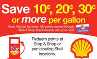 The company provides the following payment options: Stop Shop Shell Expanding Gas Rewards