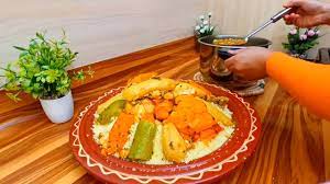 Although moroccan vegetable couscous is famously known to include at least 7 vegetables, this isn't a must or a necessity, actually more or fewer vegetables may be added in a particular version of couscous and this may vary between cities and what's in season. Couscous Recipe Step By Step One Of The Most Delicious Dishes In Moroccan Cooking Youtube