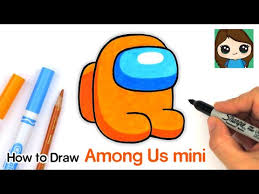 How To Draw Among Us Mini Game Character Youtube