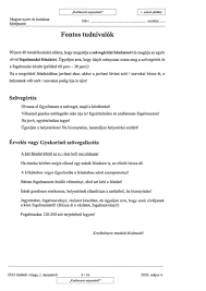 Eddig 241 alkalommal nézték meg. Itt Vannak A Kozepszintu Magyarerettsegi Nem Hivatalos Megoldasai Kaposvar Most Hu