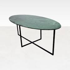 Whether you're looking for side tables for the living room or an end table in the den. Oval Marble Dining Table India Green Cross Frame Aime Te