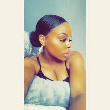 Get your hair perfectly bump free in a few simple steps. Sleek Bun On My 4c Hair Low Ponytail Hairstyles Natural Hair Inspiration Natural Hair Styles