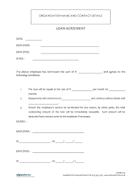 A loan agreement form is a contract between two parties where the borrower promises to repay a loan to the lender. Tumblr Contract Template Personal Loans Document Templates