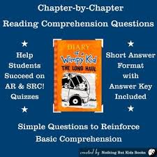 Reading Comprehension Questions For Diary Of A Wimpy Kid 9 Reading Comprehension Reading Comprehension Questions Comprehension Questions