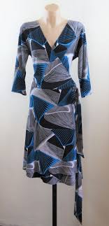 Size L 14 Sacha Drake Ladies Wrap Dress Business Work Cocktail Evening Design Sachadrake Wrapdress Weartowork Business Dresses Wrap Dress Dresses