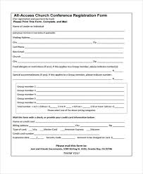 Fillable online irs990 charityblossom ft 1 1 ea form omb no irs990 charityblossom fax. Free 24 Conference Registration Forms In Pdf Excel Ms Word
