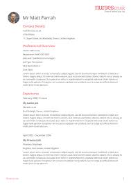 Build Your Nurse Cv Step By Step Guide