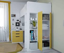 Affiliatelink Polini Kids Kinder Hochbett Mit Kleiderschrank Und Schreibtisch Perfekte Kinderzimmer Einrichtung F Schliessfacher Haus Deko Regal Schreibtisch