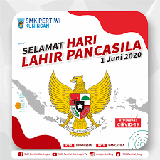 Hari lahir pancasila yang jatuh pada hari senin, tanggal 1 juni 2021 ini. Hari Lahirnya Pancasila 1 Juni 1945 1 Juni 2020 Smk Pertiwi Kuningan