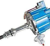 A-Team Performance - HEI Distributor 65K Volt Blue Cap, 8mm Silicone Spark  Plug Wires Blue and Pigtail Wiring Harness Kit - Compatible with SBF Small  ...