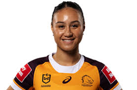 Official Telstra Women's Premiership profile of Jasmine Fogavini for  Brisbane Broncos Women