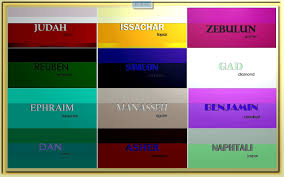 12 tribes of israel colors 12 tribes 12 tribes of israel