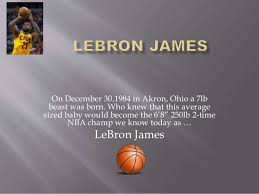 Founded in 2004, the lebron james family foundation commits its time, resources, and efforts to the kids and families in akron who need it most. Lebron James Biography