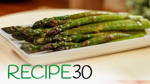 Cover and cook until the asparagus are bright green and crisp, 3 minutes. How To Cook Healthy Asparagus In One Pan Super Simple Youtube