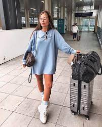 Rrived At Gatwick For My Flight To La With Anythingbutregular Wearing Thecouture Club Aka A Sick Brand For Comfort Travel We Fashion Outfits Fashion Clothes