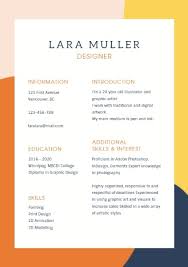 Increase your chances on getting hired with a professional resume. Online Simple Background Resume Resume Template Fotor Design Maker