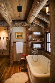 Every item on this page was curated by an elle decor editor. Rustic Elegance Re Defined In A Big Sky Mountain Retreat Cabin Homes Cozy Mountain Home Rustic Bathroom Designs