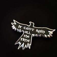 Buildings Burn People Die But Real Love Is Forever The Crow Eric Draven It Can T Rain All The Time 2 Hard Enamel Pin Silver Plating Lapel Pin Badge Flair Halloween In 2020 Crow Movie Crow Time Tattoos