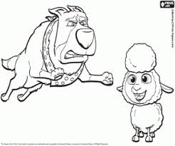 A walk on the bike. The Herding Dog With A Sheep Coloring Page Printable Game