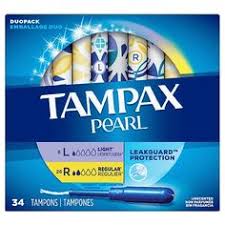 Tampax Pearl Tampons Light Regular Absorbency Duo Pack In 2020 Tampax Tampax Pearl Light Tampons
