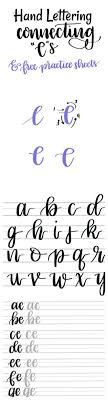Do you want to try our word crossy free games?how many words can you make? Hand Lettering Connecting E S Tutorial Free Practice Sheets Amy Latta Creations