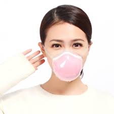 Q7 Reusable Smart Electric Air Filter N95 Face Mask Pink
