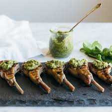 Rosemary Grilled Lamb Chops With Mint Apple Sauce Recipe On Food52 Recipe Grilled Lamb Chops Lamb Recipes Lamb Steak Recipes
