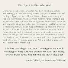 Annie Dillard An American Childhood Literary Quotes Favorite Words Beautiful Words