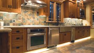 floor level led lights kitchen