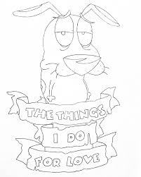 Courage the cowardly dog by jeff4hb on deviantart. Courage The Cowardly Dog Tattoo Quotes Courage The Cowardly Dog Tattoo Design By Me For My Cousin Dogtrainingobedienceschool Com