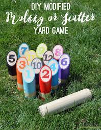 Diy Scatter Molkky Yard Game Her Tool Belt Diy Yard Games Yard Games Outdoor Wedding Games