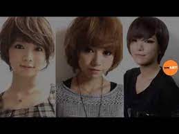 Dành cho các cô nàng tóc ngắn đang tham khảo màu tóc phù hợp với bản thân!! Japanese Girl Short Hairstyle Best Short Hairstyles Of 2016 Youtube