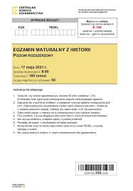 Ponad 270 tysięcy tegorocznych absolwentów liceów ogólnokształcących i techników zasiadło dzisiaj do obowiązkowego egzaminu z matematyki na poziomie podstawowym. Matura 2021 Historia Poziom Rozszerzony Arkusz Cke Odpowiedzi Czy Egzamin Z Historii 17 05 2021 Byl Trudny Zobacz Pytania Dziennik Baltycki