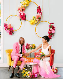 Color Block Wedding Ideas To Inspire Your Big Day Palette Bright Wedding Colors Crazy Wedding Creative Wedding Ideas