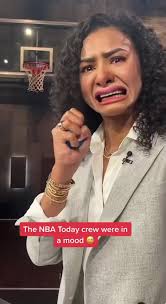 Something's up with @Malika Andrews... #KendrickPerkins #basketball  #nbatoday @ESPN