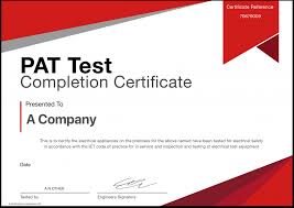 Great certificates to finish off a job. Portable Appliance Testing App On Iphone Ipad Pat Testing Icertifi