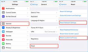 Just go to settings → general → reset → reset location & privacy. 6 Tips To Fix Maps Not Working On Iphone X 8 8 Plus 7 6 In Ios 11 Easeus