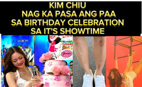KIM CHIU NAGKA PASA ANG PAA SA BIRTHDAY CELEBRATION SA IT'S SHOWTIME |  Facebook