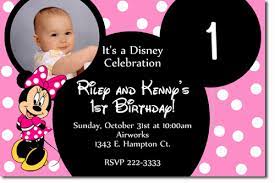 How to make mickey and minnie mouse theme birthday invitation card ideas. 1st Birthday Minnie Mouse Invitation Card 1st Birthday Ideas