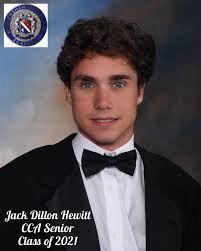 Jack Dillon Hewitt has attended CCA for 8 years. He has played basketball,  baseball, and football for CCA. He is a member of the AISA Class A State  Championship team and was